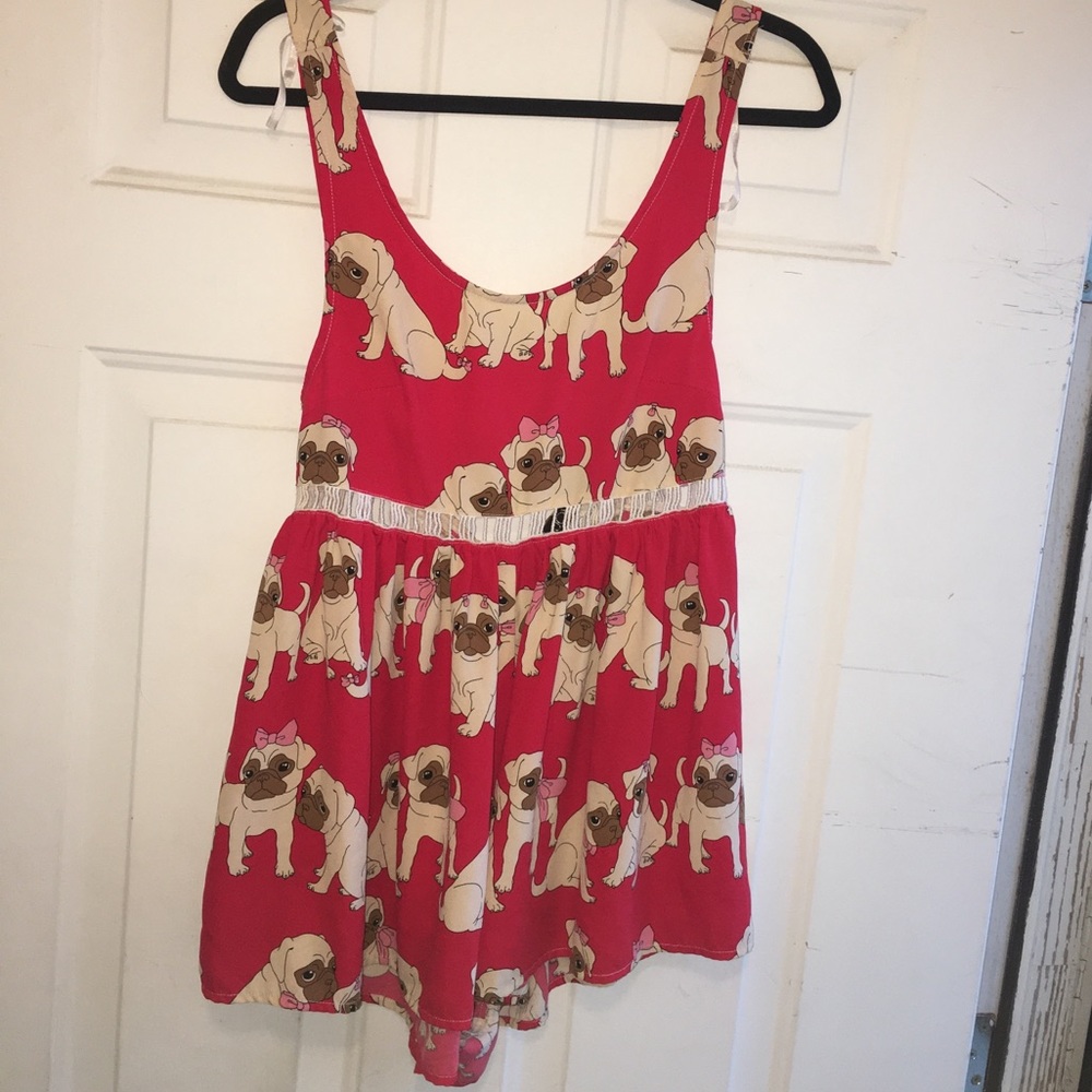 ADORABLE pug romper!